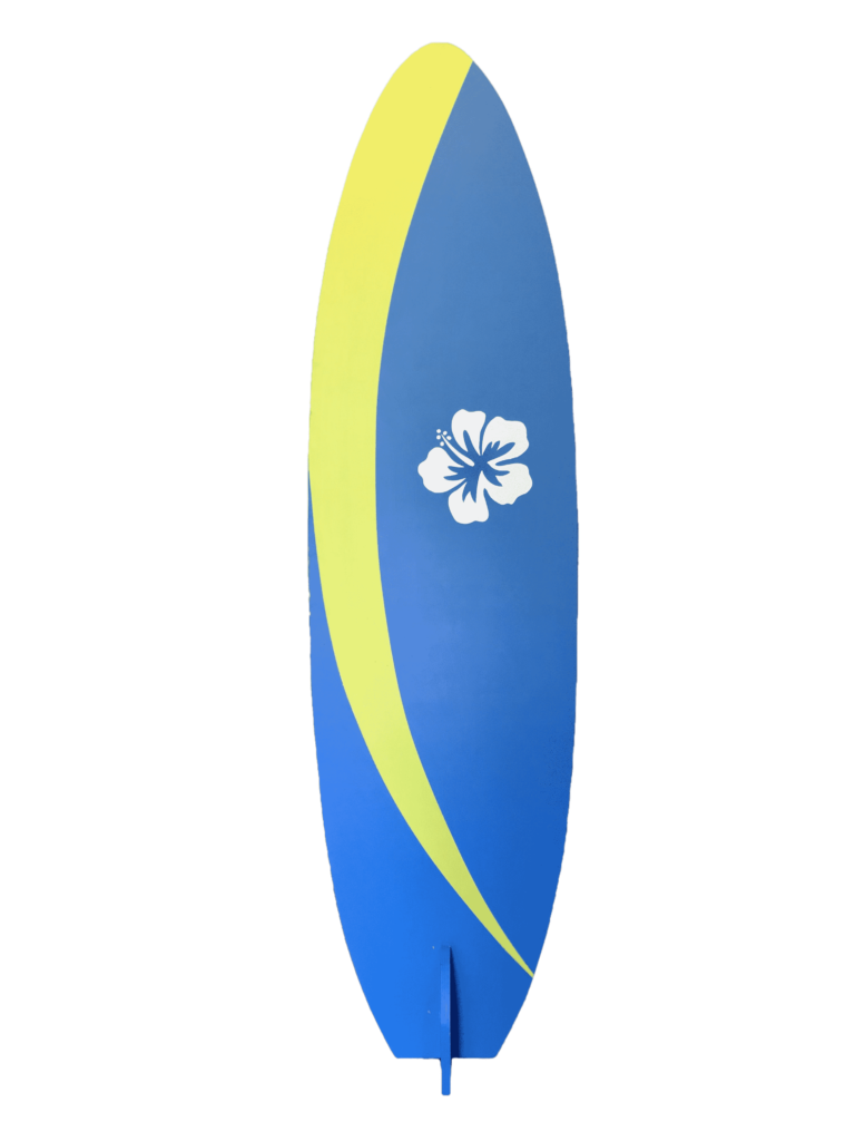 Surfing Prop Sign Tiki Beach Wedding Event Rental