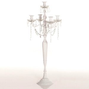 event decor rental candle holder crystal wedding centerpiece chandelier