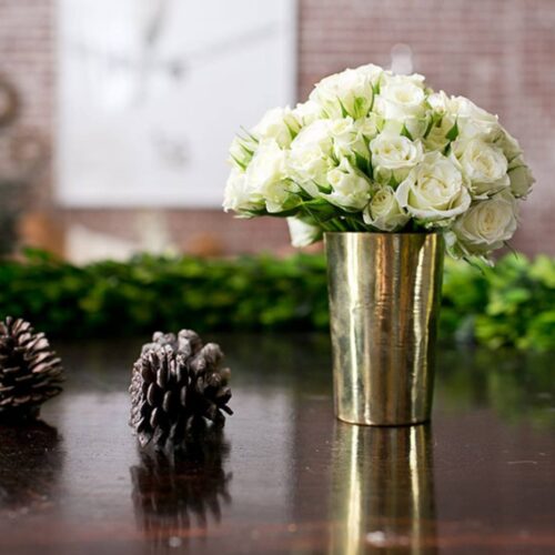 event decor rental gold candle holder wedding centerpiece vase