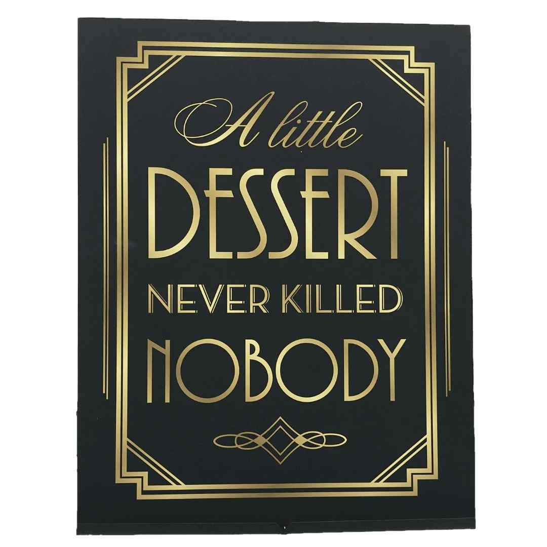 Dessert Sign 1920’s