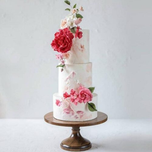 event decor rental wood cake pedestal base riser wedding dessert