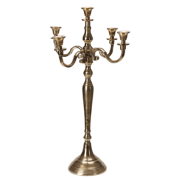 Candle Holder Gold Candlestick Centerpiece