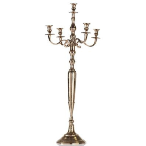 Candle Holder Gold Candlestick Centerpiece