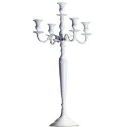 Candle Holder White Candlestick Centerpiece