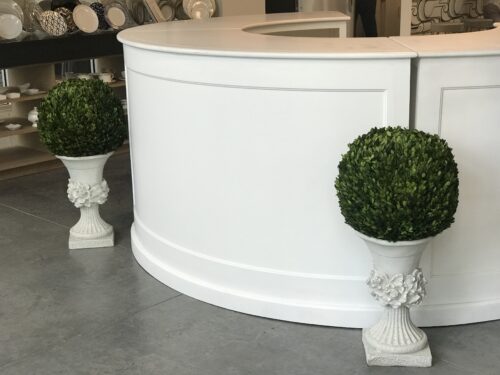Event Rental Decor Preserved Boxwood Faux Sphere