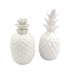 Decor decorative white ceramic pineapple tabletop