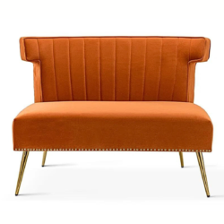 Sofa Settee Couch Rental Furniture Event Rentals Tangerine