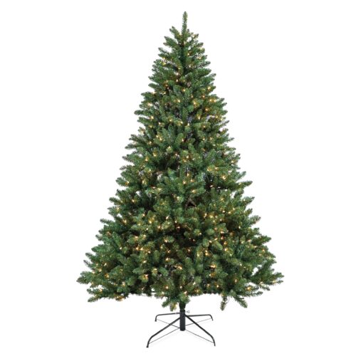 Evergreen Christmas Tree Lighted Pine Xmas