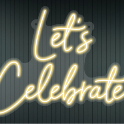 Event decor rental sign light lighted corporate wedding party