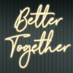 Event rental decor wedding corporate party sign light lighted