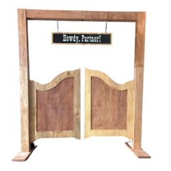 Event Decor Rental Cowboy Western Theme Party Swinging Bar Corporate